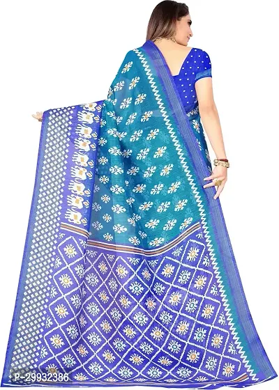 Stylish Fancy Art Silk Saree With Blouse Piece For Women-thumb2