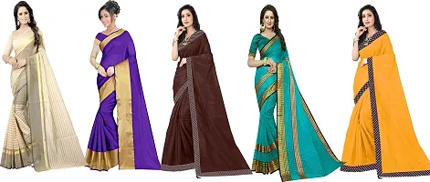 Elegant Art Silk Saree with Blouse piece 