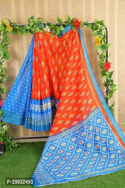 Stylish Fancy Art Silk Saree With Blouse Piece For Women-thumb0