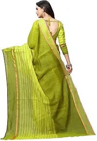 Stylish Fancy Cotton Silk Saree With Blouse Piece For Women-thumb2