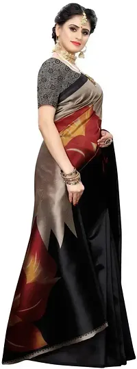 Stylish Fancy Art Silk Saree With Blouse Piece For Women-thumb2