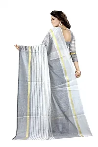 Stylish Fancy Cotton Silk Saree With Blouse Piece For Women-thumb3