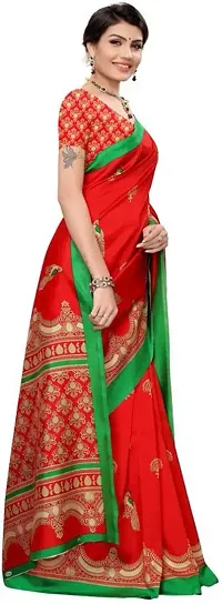 Stylish Fancy Art Silk Saree With Blouse Piece For Women-thumb2