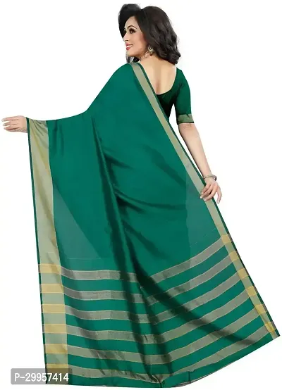 Stylish Fancy Cotton Silk Saree With Blouse Piece For Women Pack Of 2-thumb2