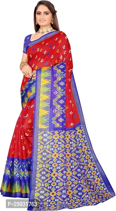 Stylish Fancy Art Silk Saree With Blouse Piece For Women-thumb3