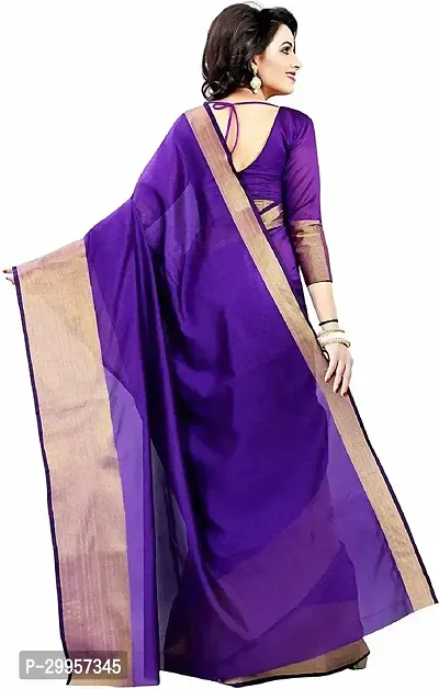 Stylish Fancy Cotton Silk Saree With Blouse Piece For Women Pack Of 2-thumb4