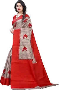 Stylish Fancy Art Silk Saree With Blouse Piece For Women-thumb1