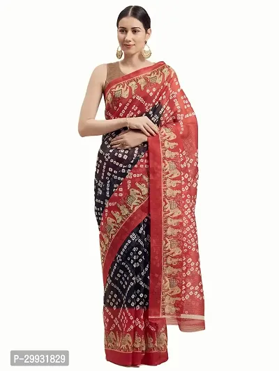 Stylish Fancy Art Silk Saree With Blouse Piece For Women-thumb0