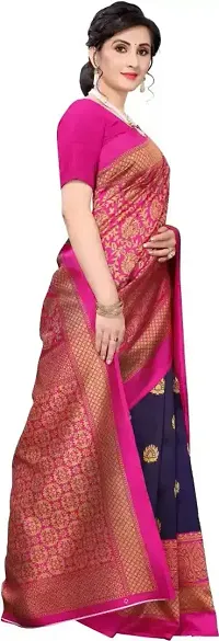 Stylish Fancy Art Silk Saree With Blouse Piece For Women-thumb4