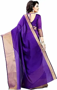 Stylish Fancy Cotton Silk Saree With Blouse Piece For Women Pack Of 2-thumb3