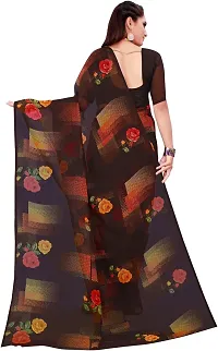 Stylish Fancy Georgette Saree With Blouse Piece For Women-thumb4