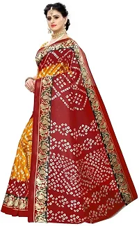 Stylish Fancy Georgette Saree With Blouse Piece For Women-thumb1