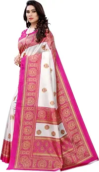 Stylish Fancy Art Silk Saree With Blouse Piece For Women-thumb1