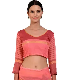 Stylish Fancy Cotton Silk Saree With Blouse Piece For Women Pack Of 2-thumb3