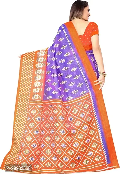 Stylish Fancy Art Silk Saree With Blouse Piece For Women-thumb2