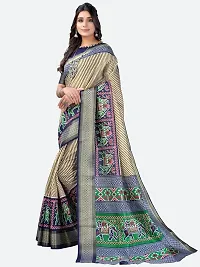 Stylish Fancy Art Silk Saree With Blouse Piece For Women-thumb2