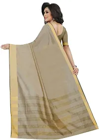 Stylish Fancy Cotton Silk Saree With Blouse Piece For Women-thumb2