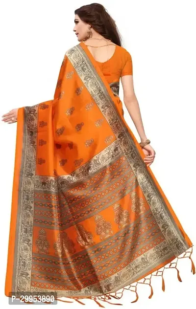 Stylish Fancy Art Silk Saree With Blouse Piece For Women-thumb4