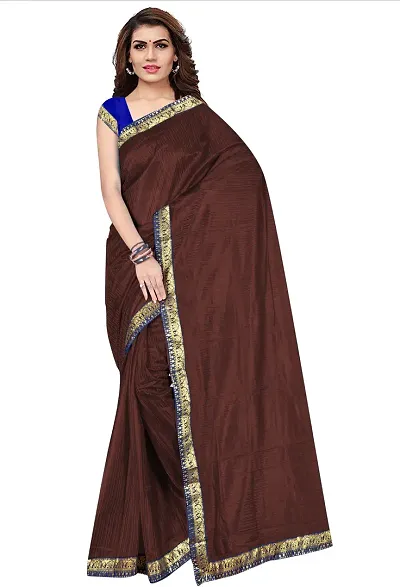 Alluring Art Silk Saree with Blouse piece 