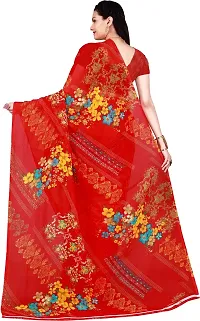 Stylish Fancy Georgette Saree With Blouse Piece For Women Pack Of 2-thumb2