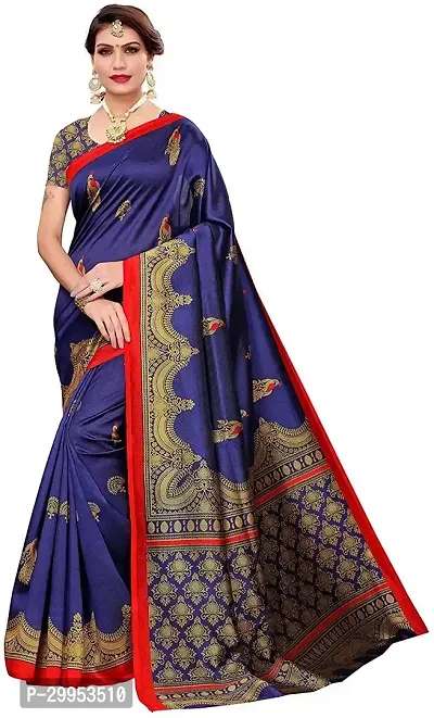 Stylish Fancy Art Silk Saree With Blouse Piece For Women