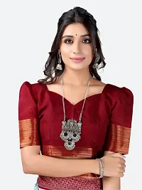 Stylish Fancy Art Silk Saree With Blouse Piece For Women-thumb2