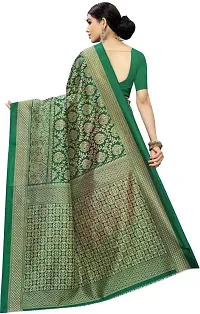 Stylish Fancy Art Silk Saree With Blouse Piece For Women-thumb3