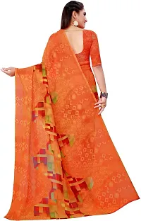 Stylish Fancy Georgette Saree With Blouse Piece For Women Pack Of 2-thumb4