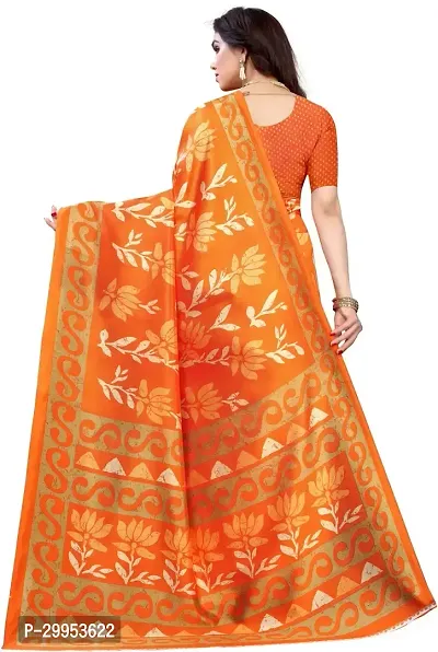 Stylish Fancy Art Silk Saree With Blouse Piece For Women-thumb4