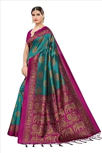 Stylish Fancy Art Silk Saree With Blouse Piece For Women-thumb3