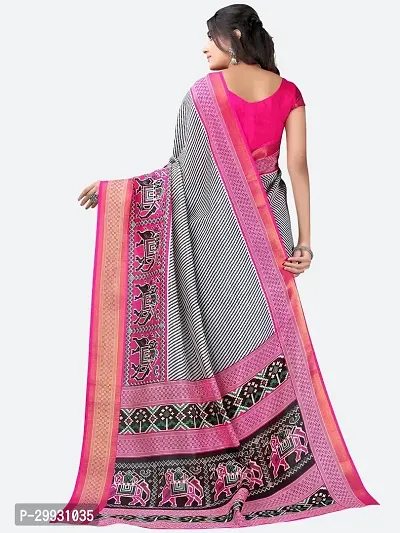 Stylish Fancy Art Silk Saree With Blouse Piece For Women-thumb4