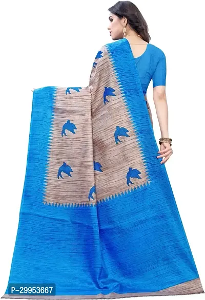 Stylish Fancy Art Silk Saree With Blouse Piece For Women-thumb4