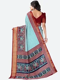 Stylish Fancy Art Silk Saree With Blouse Piece For Women-thumb1