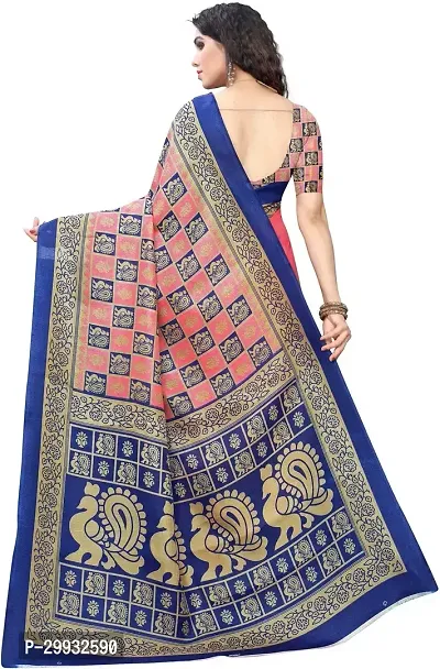 Stylish Fancy Art Silk Saree With Blouse Piece For Women-thumb4