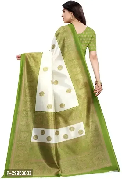 Stylish Fancy Art Silk Saree With Blouse Piece For Women-thumb4