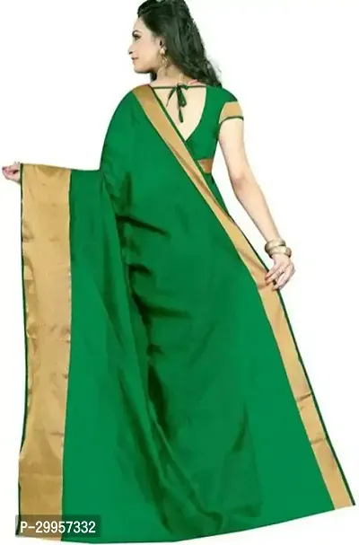 Stylish Fancy Cotton Silk Saree With Blouse Piece For Women Pack Of 2-thumb4