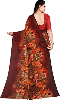 Stylish Fancy Georgette Saree With Blouse Piece For Women-thumb3