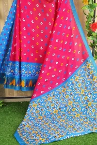 Stylish Fancy Art Silk Saree With Blouse Piece For Women-thumb1