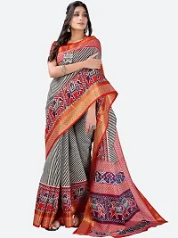 Stylish Fancy Art Silk Saree With Blouse Piece For Women-thumb1