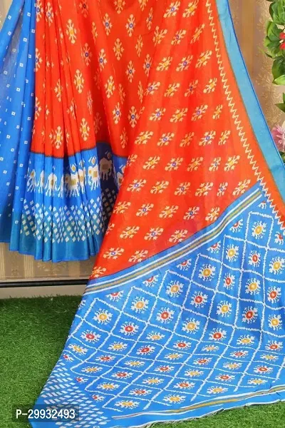 Stylish Fancy Art Silk Saree With Blouse Piece For Women-thumb2