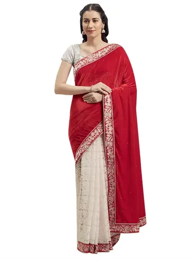 Alluring Brasso Saree with Blouse piece 