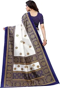 Stylish Fancy Cotton Silk Saree With Blouse Piece For Women-thumb3