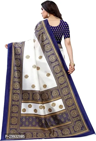 Stylish Fancy Cotton Silk Saree With Blouse Piece For Women-thumb4