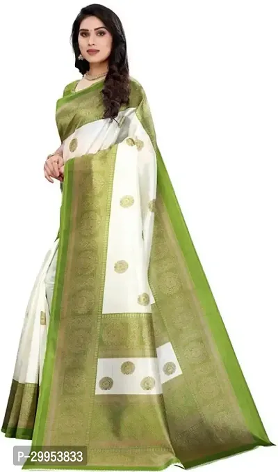 Stylish Fancy Art Silk Saree With Blouse Piece For Women-thumb2