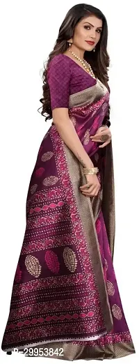 Stylish Fancy Art Silk Saree With Blouse Piece For Women-thumb3