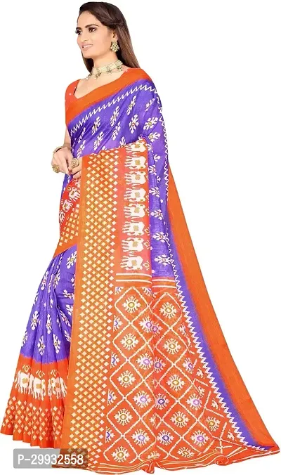 Stylish Fancy Art Silk Saree With Blouse Piece For Women-thumb3