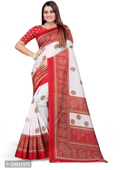 Stylish Fancy Art Silk Saree With Blouse Piece For Women