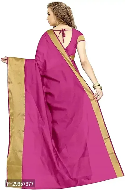 Stylish Fancy Cotton Silk Saree With Blouse Piece For Women Pack Of 2-thumb4