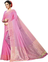 Stylish Fancy Art Silk Saree With Blouse Piece For Women-thumb1