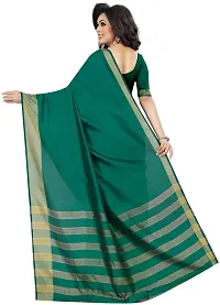 Stylish Fancy Cotton Silk Saree With Blouse Piece For Women Pack Of 2-thumb1